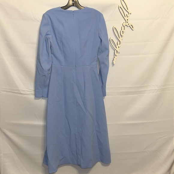 EMILIA WICKSTEAD
Celeste Blue Elta Double Crepe Dress - Picture 10 of 13